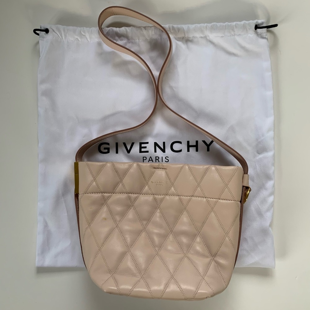 Givenchy Light Pink Mini GV Bucket Bag